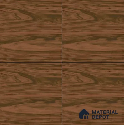 Wooden Tile TL 04679 Maple Elegant Dark Brown 2 ft x 2 ft Porcelain Matte Finish 8 mm | Suitable for Living Room, Bedroom, Bathroom, Kitchen & Balcony