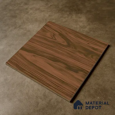 Wooden Tile TL 04679 Maple Elegant Dark Brown 2 ft x 2 ft Porcelain Matte Finish 8 mm | Suitable for Living Room, Bedroom, Bathroom, Kitchen & Balcony