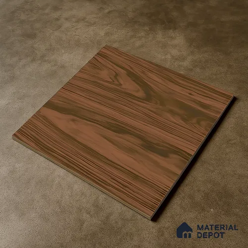 Wooden Tile TL 04679 Maple Elegant Dark Brown 2 ft x 2 ft Porcelain Matte Finish 8 mm | Suitable for Living Room, Bedroom, Bathroom, Kitchen & Balcony