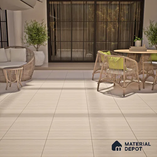Wooden Tile TL 04680 Maple Saratoga 2 ft x 2 ft Porcelain Matte Finish 8 mm | Suitable for Living Room, Bedroom, Bathroom, Kitchen & Balcony