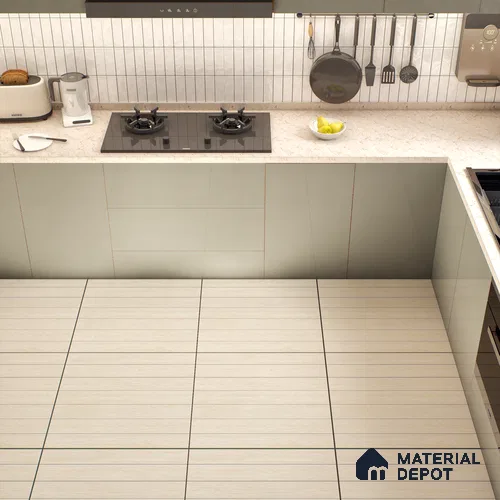 Wooden Tile TL 04680 Maple Saratoga 2 ft x 2 ft Porcelain Matte Finish 8 mm | Suitable for Living Room, Bedroom, Bathroom, Kitchen & Balcony