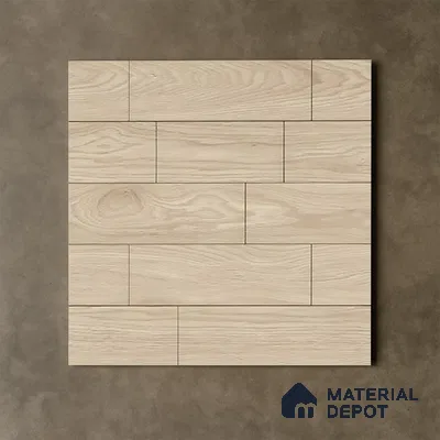Wooden Tile TL 04683 Maple Espresso 2 ft x 2 ft Porcelain Matte Finish 8 mm | Suitable for Living Room, Bedroom, Bathroom, Kitchen & Balcony
