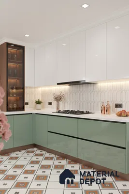 Faux Subway Wall Tile TL 04688 B Capsule Solara Carpaccio White 2 ft x 1 ft Ceramic Glossy Finish - 9 mm | Suitable For Kitchen, Bathroom Walls and Backsplashes | Please Expect a Slight Variation of Pattern