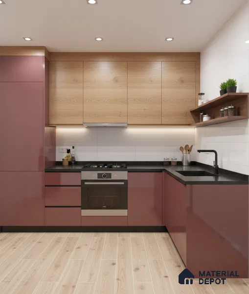 Plain Look Wall Tile TL 04693 B Plain Solara Moonstone White 2 ft x 1 ft Ceramic Glossy Finish - 9 mm | Suitable For Kitchen, Bathroom Walls and Backsplashes (Sample)