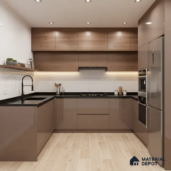 Plain Look Wall Tile TL 04693 B Plain Solara Moonstone White 2 ft x 1 ft Ceramic Glossy Finish - 9 mm | Suitable For Kitchen, Bathroom Walls and Backsplashes (Sample)