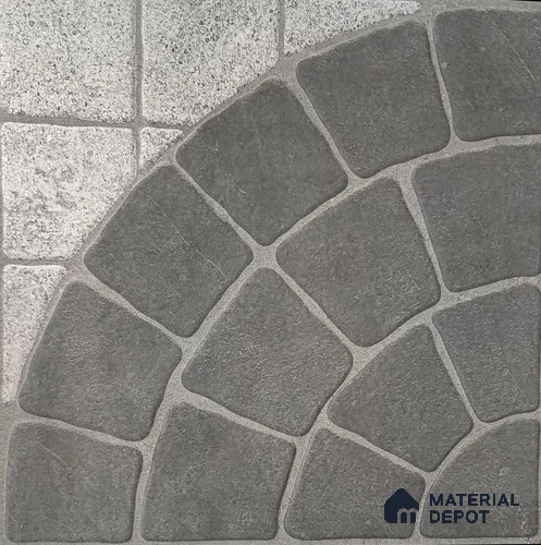 TL 04734 Natural Rustic Matte Finish 400x400 mm Digital Parking Tile - 12 mm | Pattern Alignment May Vary | 2-3 mm Spacer is Mandatory