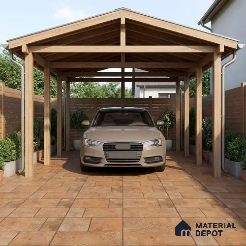 Parking Moroccan Floor Tile TL 04783 B Earthen Slate Sunset Clay 16 x 16 inch Vitrified Anti Skid Matte Finish - 12 mm | Suitable for Parking, Terrace, Balcony, Courtyard | Pattern Alignment May Vary | 2-3 mm Spacer is Mandatory