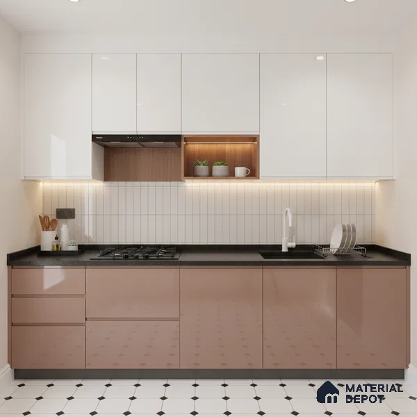 Subway Wall Tile TL 04826 R Encanto Oxford White 12 x 3 inch Ceramic Glossy Finish - 6.5 mm | Suitable for Highlighter Walls, Foyer, Bathroom, Kitchen Wall & Backsplashes (Sample)