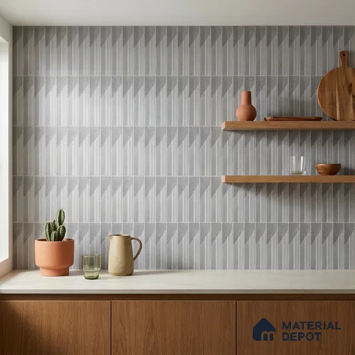 Subway Wall Tile TL 05001 C Lucent Glowing Mystics 12 x 3 inch Ceramic Matte Finish - 9 mm | Suitable for Highlighter Walls, Foyer, Bathroom, Kitchen Wall & Backsplashes