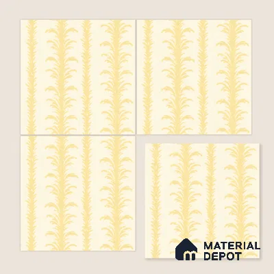 Moroccan Wall Tile TL 05065 Morissa Beige Tropical 1 ft x 1 ft Ceramic Matte Finish - 8 mm | Suitable for Bathroom, Kitchen, Basin Area | Please Expect a Slight Variation of Pattern
