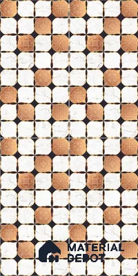 Moroccan Wall & Floor Tile TL 05111 Kasavari Casablanca Charm 4 ft x 2 ft Vitrified Endless High Gloss Finish - 9 mm  | Suitable for Living Room, Bedroom, Bathroom, Kitchen Wall & Backsplashes
