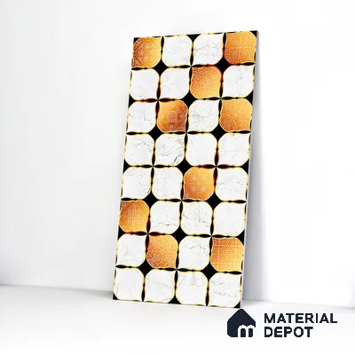 Moroccan Wall & Floor Tile TL 05111 Kasavari Casablanca Charm 4 ft x 2 ft Vitrified Endless High Gloss Finish - 9 mm  | Suitable for Living Room, Bedroom, Bathroom, Kitchen Wall & Backsplashes