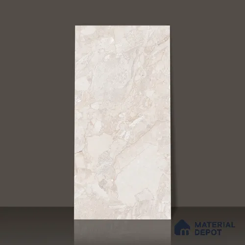 Marble Look Wall & Floor Tile TL 05116 B Marblis Amber Marble 4 ft x 2 ft Vitrified Endless Carving Matte Finish - 9 mm (Random 4) | Suitable for Living Room, Bedroom & Bathroom