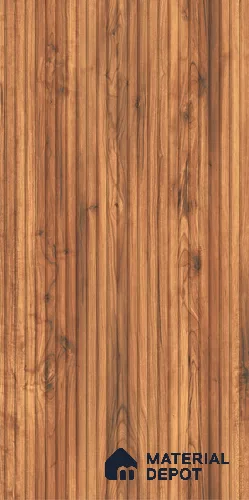 Wooden Wall Tile TL 05122 B Mokuzai Bronze Timber 4 ft x 2 ft Vitrified Laminate Stripe Matte Finish - 9 mm (Random 3) | Suitable for Living Room, Bedroom & Bathroom