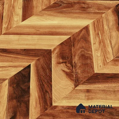 Wooden Wall & Floor Tile TL 05123 Mokuzai Sienna Timber 4 ft x 2 ft Vitrified Endless Matte Finish - 9 mm  | Suitable for Living Room, Bedroom & Bathroom