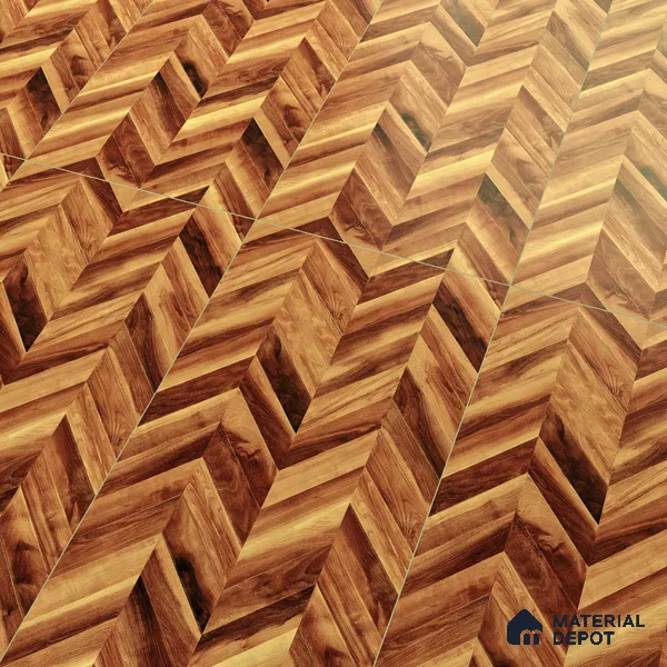 Wooden Wall & Floor Tile TL 05123 Mokuzai Sienna Timber 4 ft x 2 ft Vitrified Endless Matte Finish - 9 mm | Suitable for Living Room, Bedroom & Bathroom