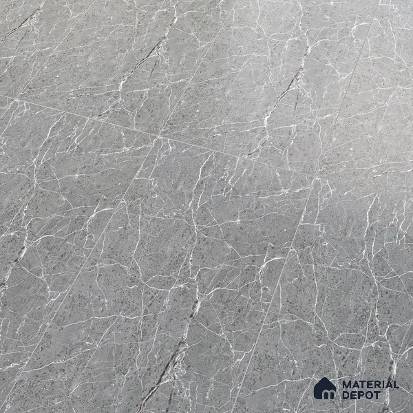 Marble Tundra Grey Wall & Floor Tile TL 05158 Slate Grey 4 ft x 2 ft Matte Finish Vitrified Tile - 9 mm | 4 Random Designs | Suitable For Living Room, Bedroom, Kitchen