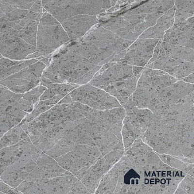 Marble Tundra Grey Wall & Floor Tile TL 05158 Slate Grey 4 ft x 2 ft Matte Finish Vitrified Tile - 9 mm | 4 Random Designs | Suitable For Living Room, Bedroom, Kitchen