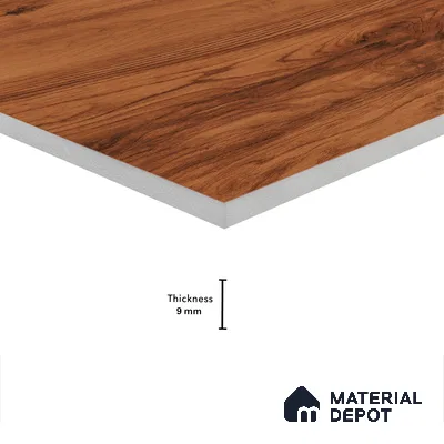 Wooden Wall & Floor Tile TL 05161 Mokuzai Oak Fusion 4 ft x 2 ft Vitrified Laminate Matte Finish - 9 mm (Random 3) | Suitable for Living Room, Bedroom & Bathroom