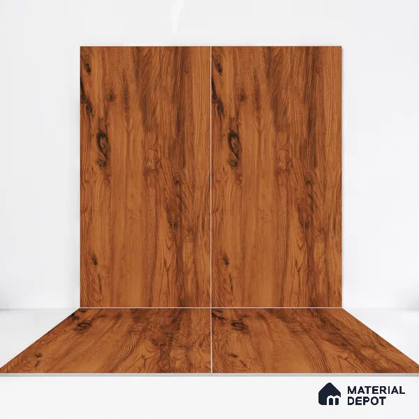 Wooden Wall & Floor Tile TL 05161 Mokuzai Oak Fusion 4 ft x 2 ft Vitrified Laminate Matte Finish - 9 mm (Random 3) | Suitable for Living Room, Bedroom & Bathroom