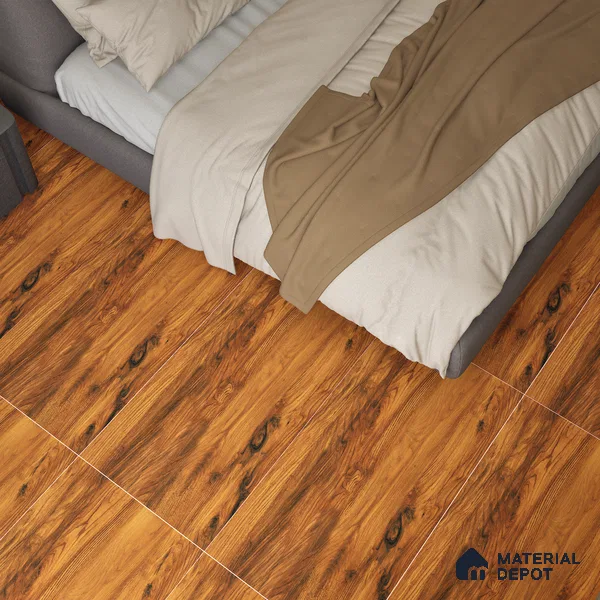 Wooden Wall & Floor Tile TL 05161 Mokuzai Oak Fusion 4 ft x 2 ft Vitrified Laminate Matte Finish - 9 mm (Random 3) | Suitable for Living Room, Bedroom & Bathroom