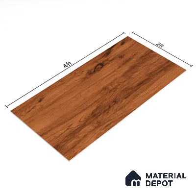 Wooden Wall & Floor Tile TL 05161 Mokuzai Oak Fusion 4 ft x 2 ft Vitrified Laminate Matte Finish - 9 mm (Random 3) | Suitable for Living Room, Bedroom & Bathroom