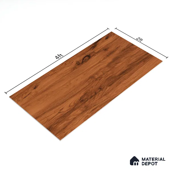 Wooden Wall & Floor Tile TL 05161 Mokuzai Oak Fusion 4 ft x 2 ft Vitrified Laminate Matte Finish - 9 mm (Random 3) | Suitable for Living Room, Bedroom & Bathroom