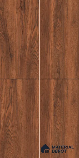 Wooden Wall & Floor Tile TL 05162 Mokuzai Espresso Grain 4 ft x 2 ft Vitrified Laminate Matte Finish - 9 mm (Random 3) | Suitable for Living Room, Bedroom & Bathroom