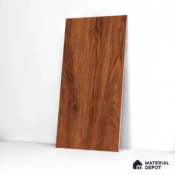 Wooden Wall & Floor Tile TL 05162 Mokuzai Espresso Grain 4 ft x 2 ft Vitrified Laminate Matte Finish - 9 mm (Random 3) | Suitable for Living Room, Bedroom & Bathroom