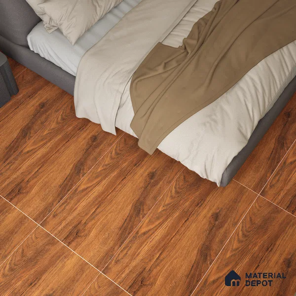 Wooden Wall & Floor Tile TL 05162 Mokuzai Espresso Grain 4 ft x 2 ft Vitrified Laminate Matte Finish - 9 mm (Random 3) | Suitable for Living Room, Bedroom & Bathroom