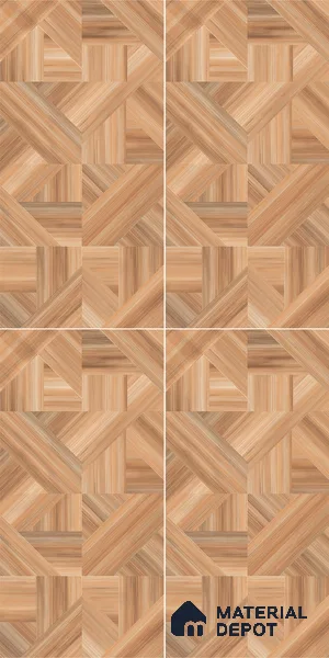 Wooden Wall & Floor Tile TL 05166 Mokuzai Tawny Grain 4 ft x 2 ft Vitrified Laminate Matte Finish - 9 mm | Suitable for Living Room, Bedroom & Bathroom