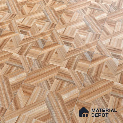 Wooden Wall & Floor Tile TL 05166 Mokuzai Tawny Grain 4 ft x 2 ft Vitrified Laminate Matte Finish - 9 mm  | Suitable for Living Room, Bedroom & Bathroom