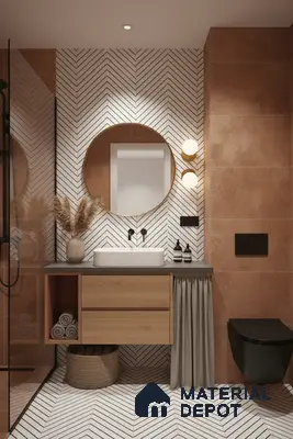 Moroccan Tile TL 05186 Zellige Puzzle Lines Multi Colour 1 ft x 1 ft Vitrified Matte Finish - 9 mm | Suitable for Kitchen, Bathroom, Balcony Floor & Wall | Please Expect a Slight Variation of Pattern