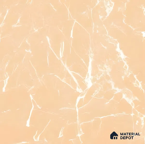 Marble Wall & Floor Tile TL 05223 Marbella Sunset Glow 2 ft x 2 ft Porcelain Matte Finish 8 mm | Suitable for Living Room, Bedroom, Bathroom, Kitchen & Balcony