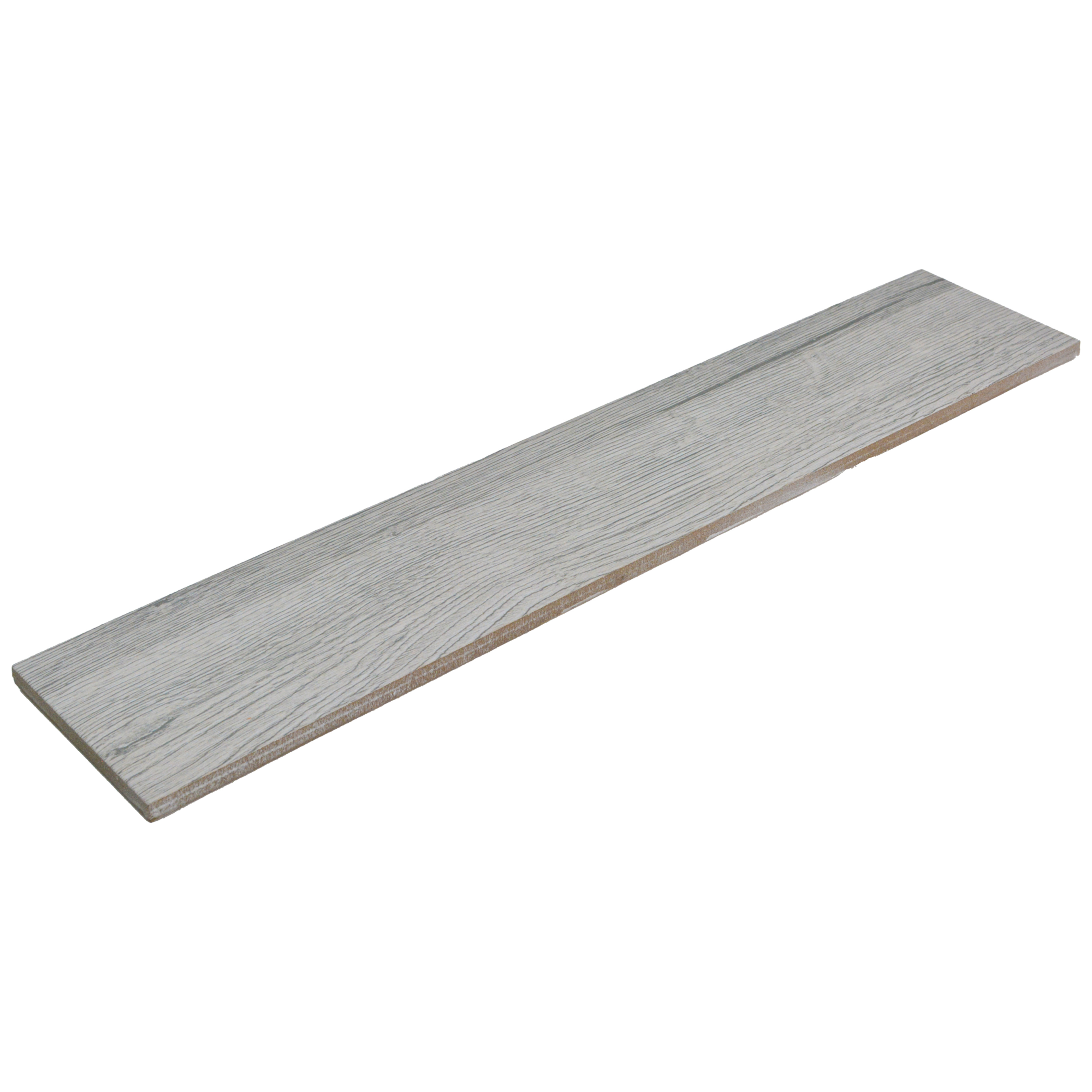 Subway Wooden Wall & Floor Tile TL 05233 E Edge Craft Glitch Grigio Square Edge 20 x 4 inch Vitrified Matte Finish - 8 mm | Random Design | Suitable for Accent / Feature Walls, Bathroom, Kitchen Wall & Backsplashes