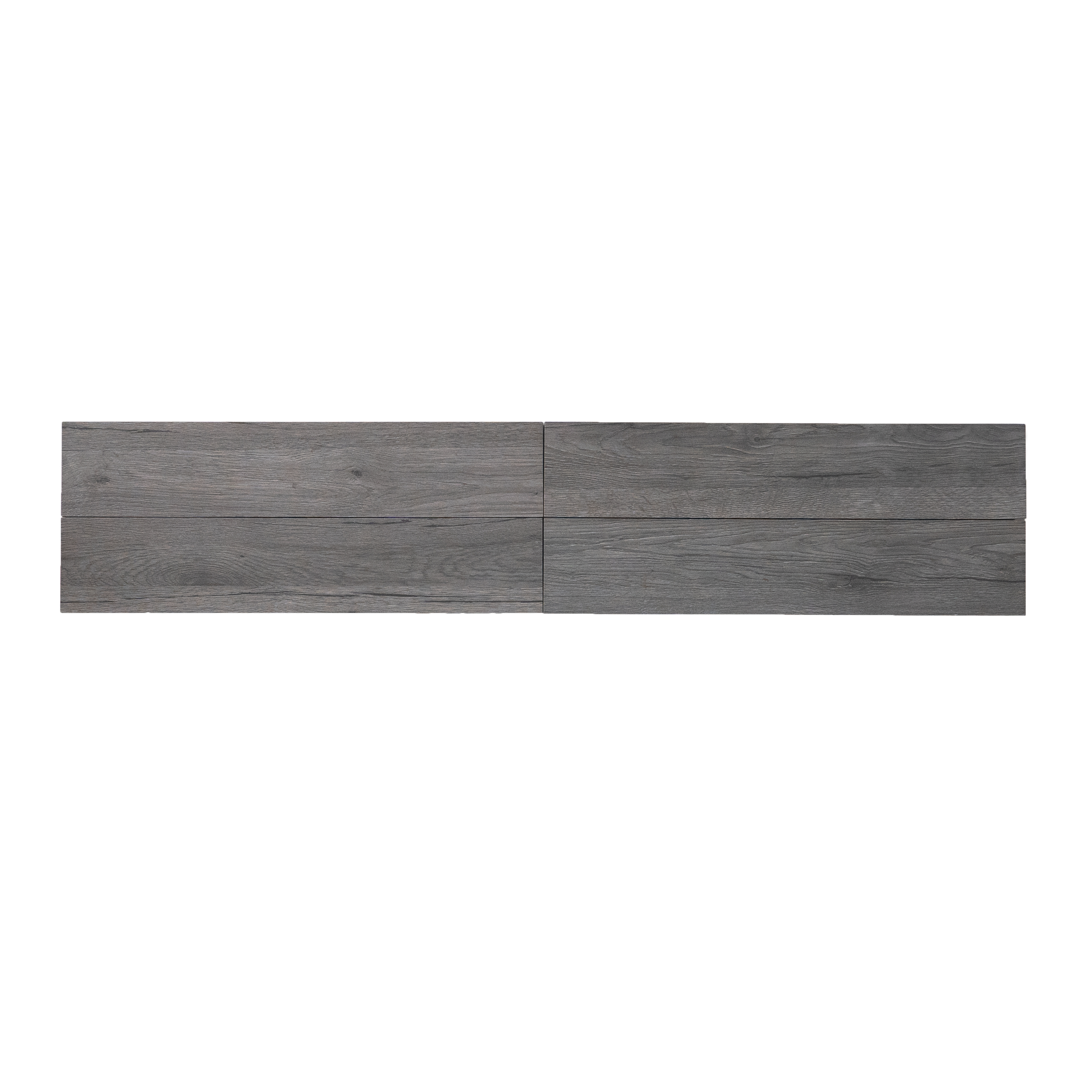 Subway Wooden Wall & Floor Tile TL 05233 F Edge Craft Dark Oak Square Edge 20 x 4 inch Vitrified Matte Finish - 8 mm | Random Design | Suitable for Accent / Feature Walls, Bathroom, Kitchen Wall & Backsplashes