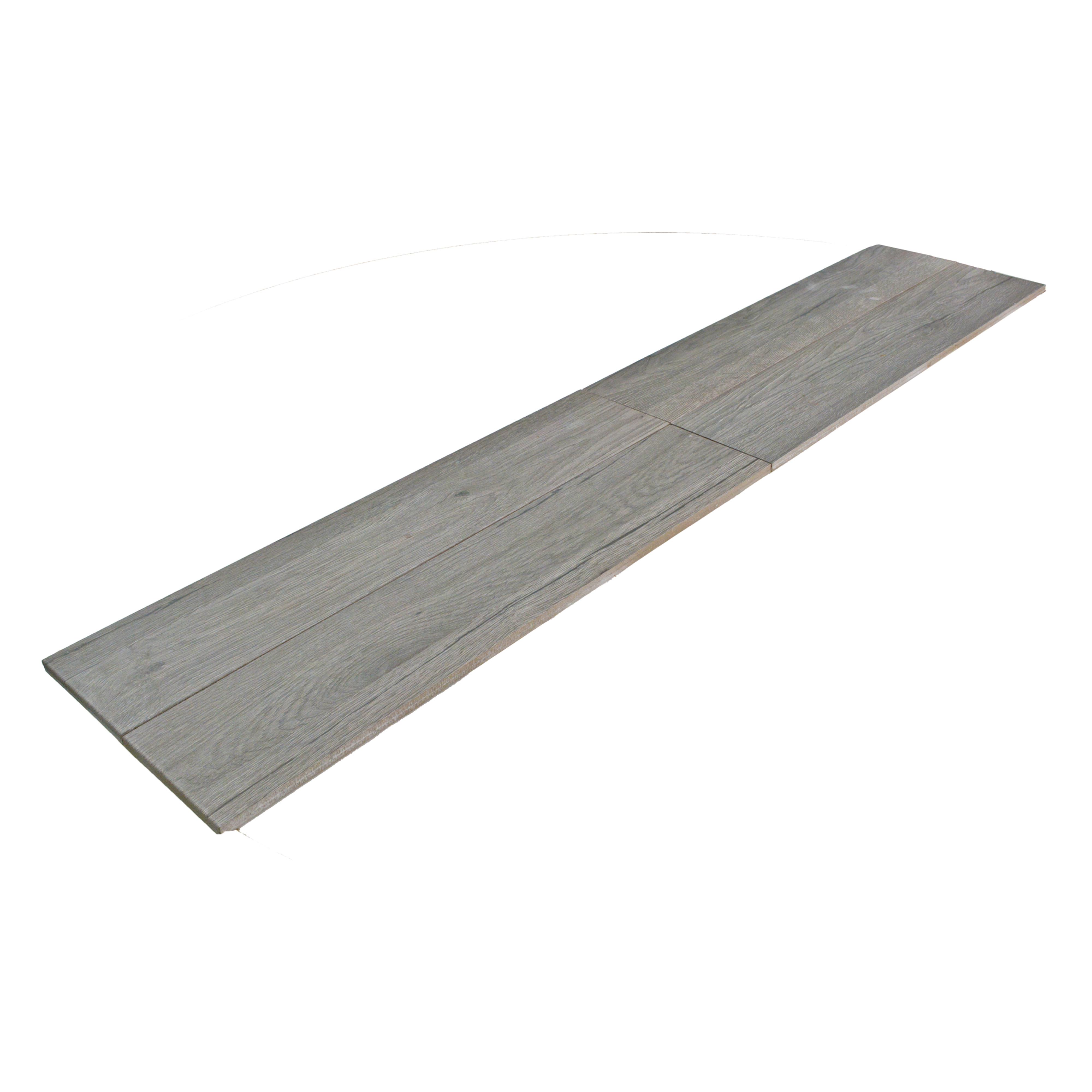 Subway Wooden Wall & Floor Tile TL 05233 F Edge Craft Dark Oak Square Edge 20 x 4 inch Vitrified Matte Finish - 8 mm | Random Design | Suitable for Accent / Feature Walls, Bathroom, Kitchen Wall & Backsplashes