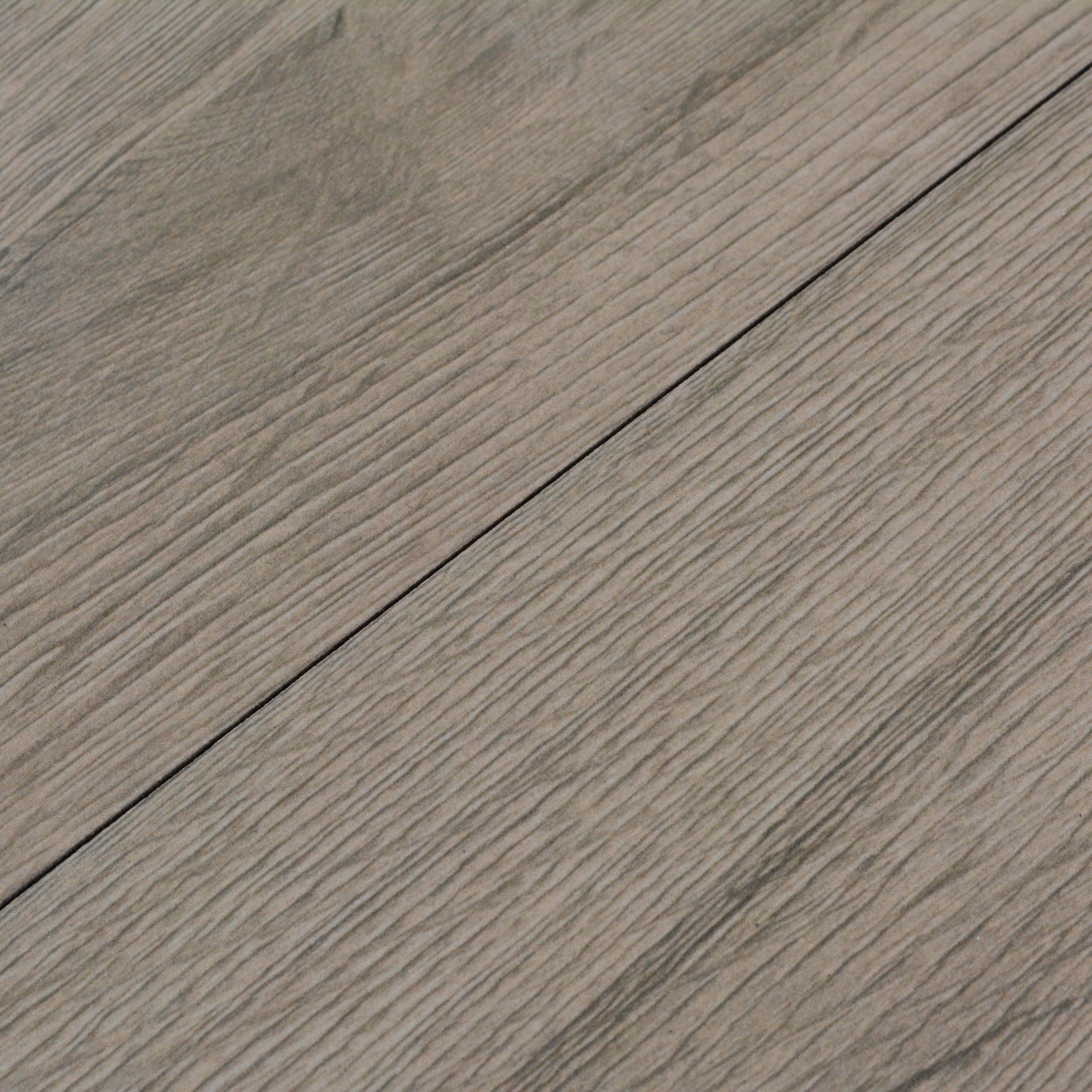 Subway Wooden Wall & Floor Tile TL 05233 G Edge Craft Glitch Gris Square Edge 20 x 4 inch Vitrified Matte Finish - 8 mm | Random Design | Suitable for Accent / Feature Walls, Bathroom, Kitchen Wall & Backsplashes