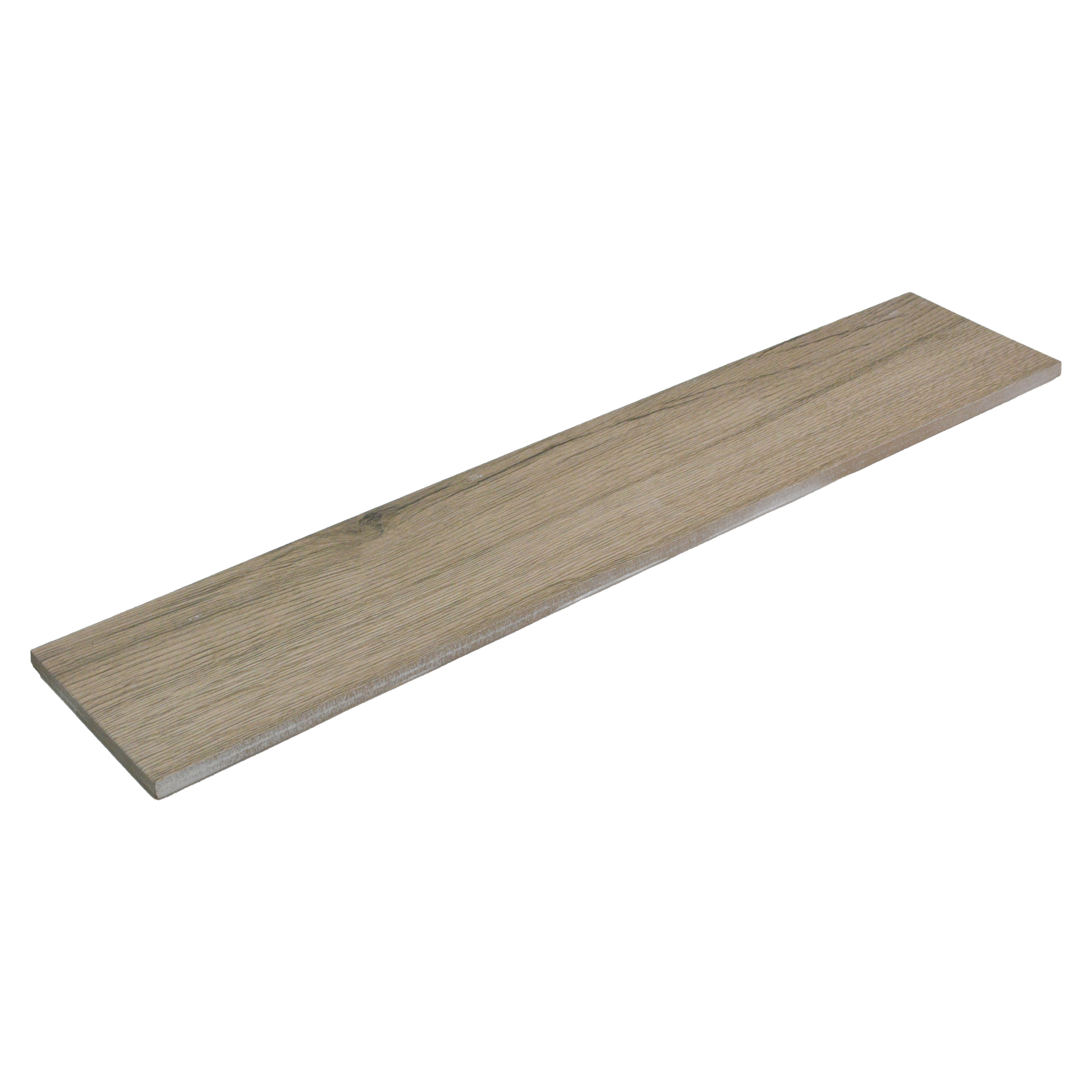 Subway Wooden Wall & Floor Tile TL 05233 G Edge Craft Glitch Gris Square Edge 20 x 4 inch Vitrified Matte Finish - 8 mm | Random Design | Suitable for Accent / Feature Walls, Bathroom, Kitchen Wall & Backsplashes
