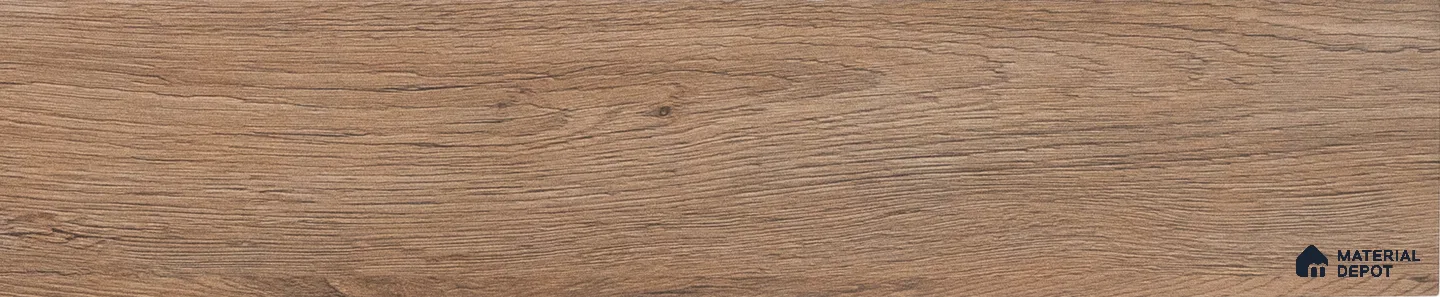 Subway Wooden Wall & Floor Tile TL 05233 I Edge Craft Thunder Taupe Square Edge 20 x 4 inch Vitrified Matte Finish - 8 mm | Random Design | Suitable for Accent / Feature Walls, Bathroom, Kitchen Wall & Backsplashes