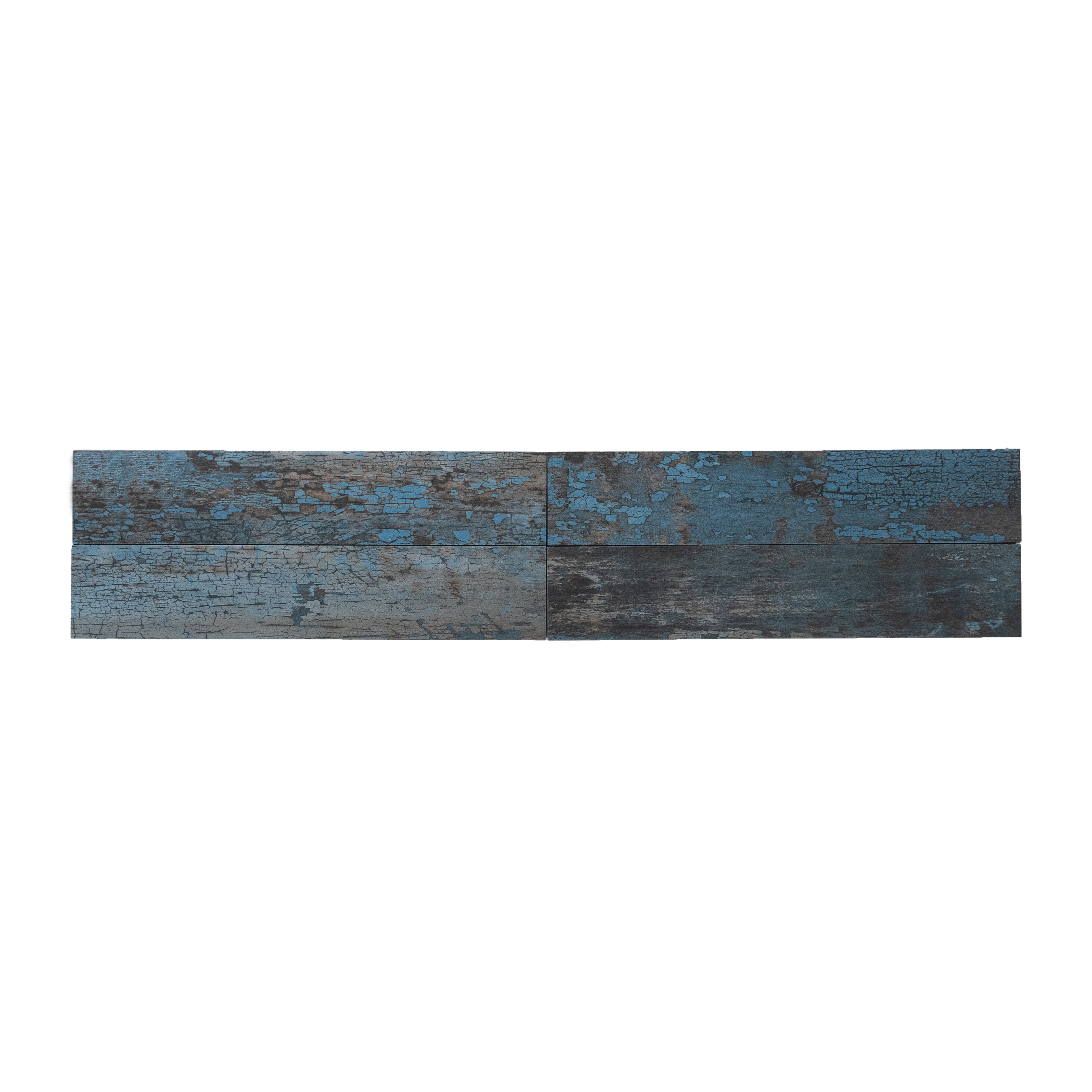 Subway Metallic Wall & Floor Tile TL 05233 K Edge Craft Trench Turquoise Square Edge 20 x 4 inch Vitrified Matte Finish - 8 mm | 48 Random Faces | Suitable for Accent / Feature Walls, Bathroom, Kitchen Wall & Backsplashes