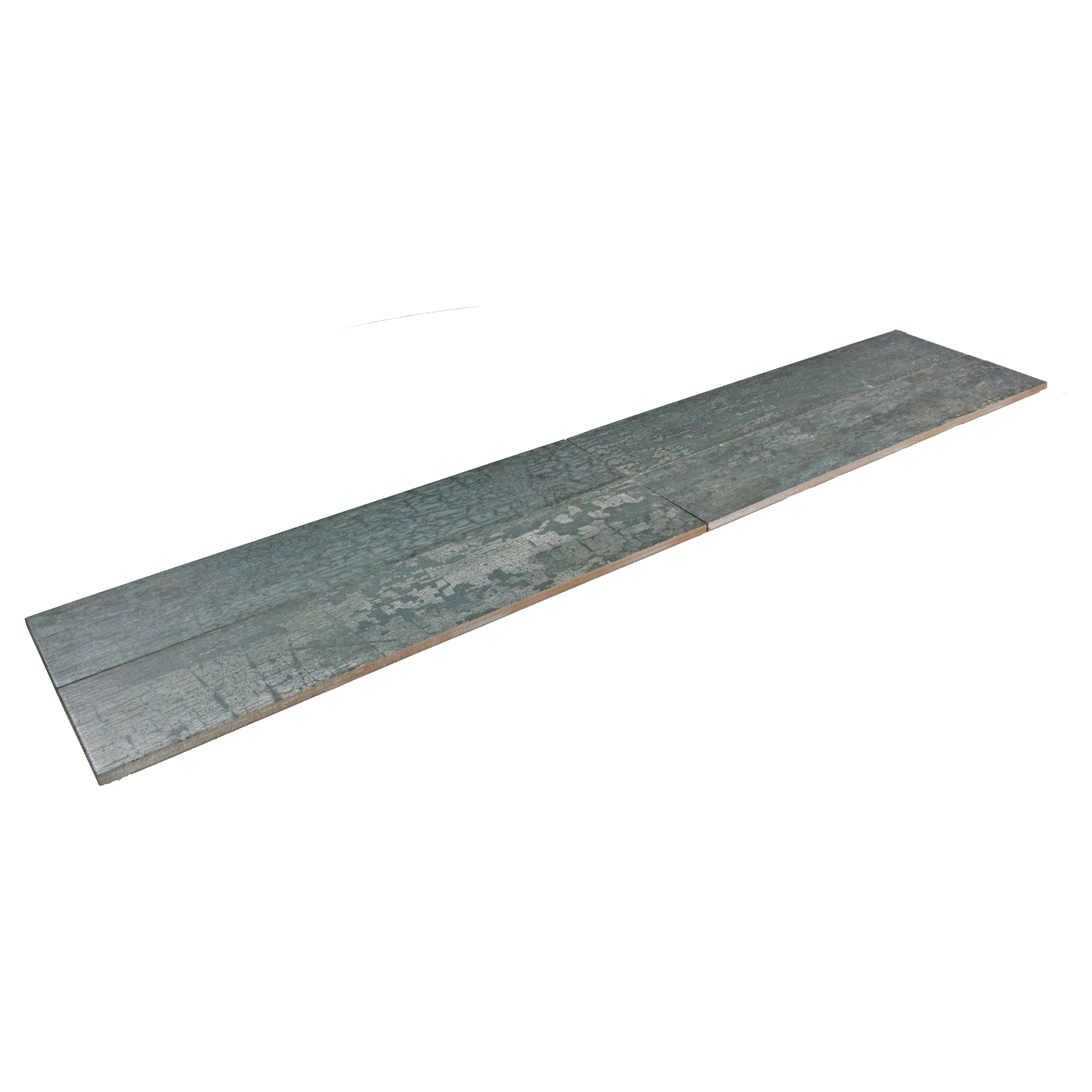 Subway Wooden Wall & Floor Tile TL 05233 L Edge Craft Nexa Black Square Edge 20 x 4 inch Vitrified Matte Finish - 8 mm | 48 Random Faces | Suitable for Accent / Feature Walls, Bathroom, Kitchen Wall & Backsplashes