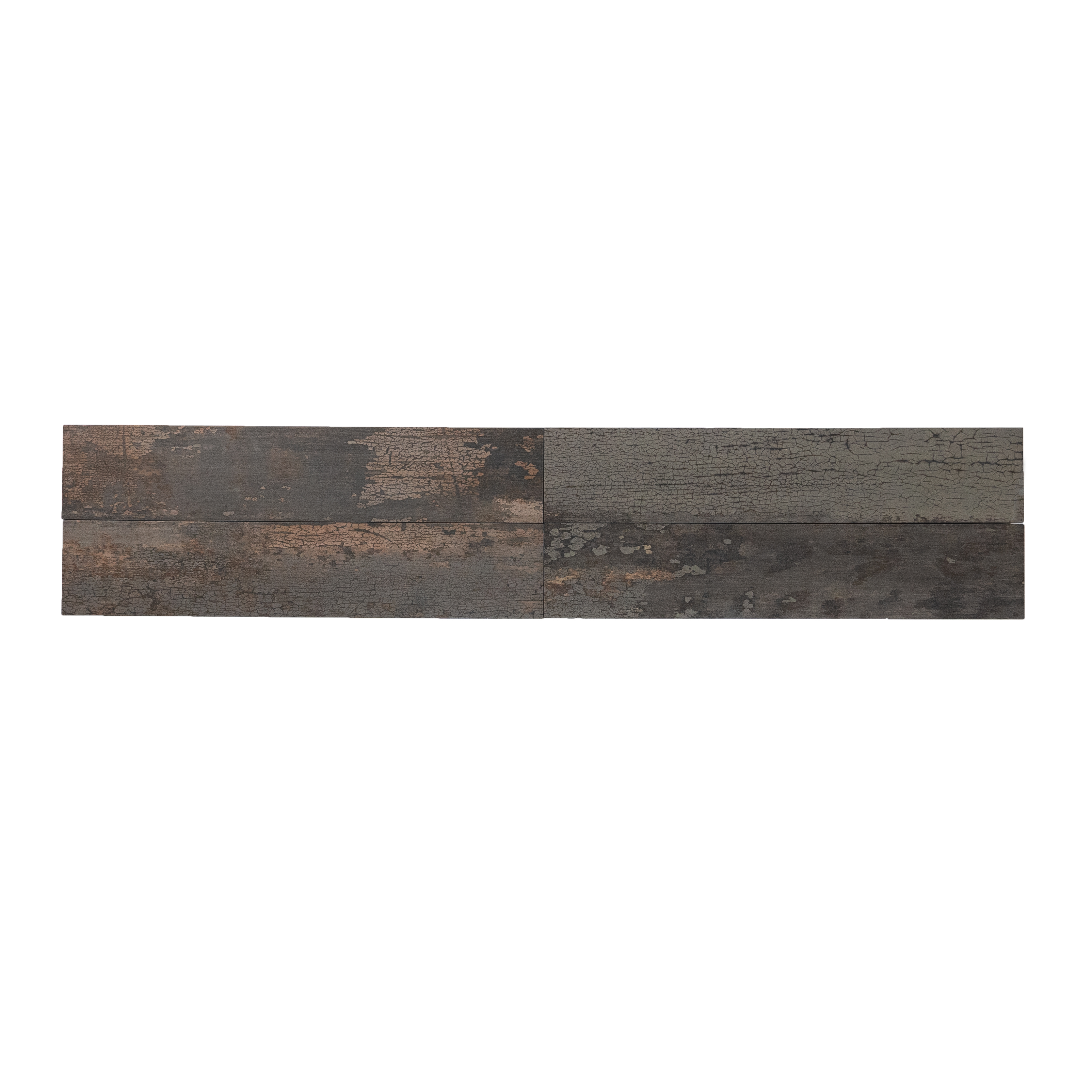 Subway Wooden Wall & Floor Tile TL 05233 M Edge Craft Thunder Terra Square Edge 20 x 4 inch Vitrified Matte Finish - 8 mm | 48 Random Faces | Suitable for Accent / Feature Walls, Bathroom, Kitchen Wall & Backsplashes