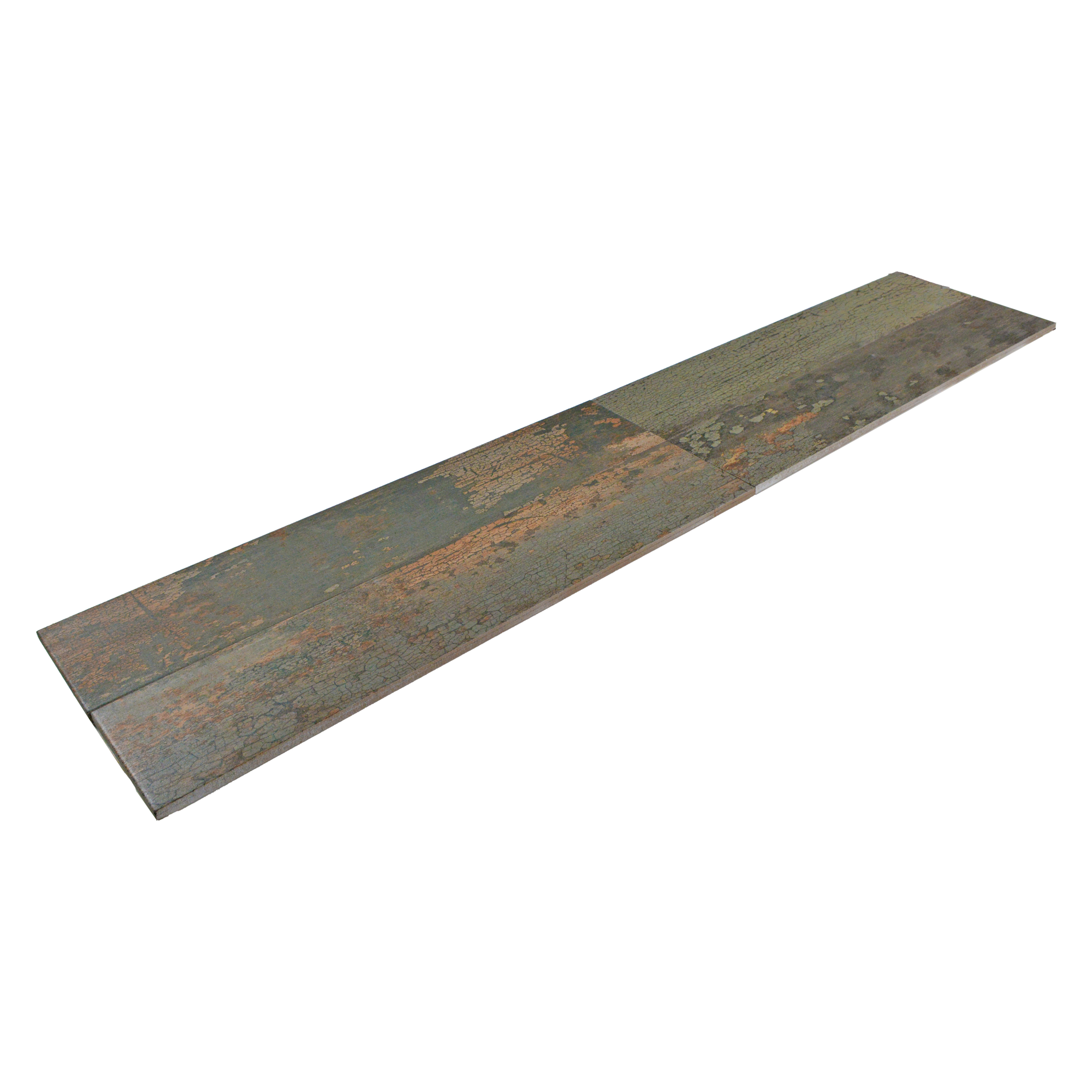 Subway Wooden Wall & Floor Tile TL 05233 M Edge Craft Thunder Terra Square Edge 20 x 4 inch Vitrified Matte Finish - 8 mm | 48 Random Faces | Suitable for Accent / Feature Walls, Bathroom, Kitchen Wall & Backsplashes