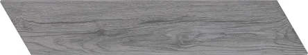 Subway Wall & Floor Tile TL 05233 O Edge Craft Glitch Grigio Chevron Edge 18 x 3 inch (450x80 mm) Vitrified Matte Finish - 8 mm | Random Design | Suitable for Living Room, Accent / Feature Walls, Bathroom, Kitchen Wall & Backsplashes | Image 1