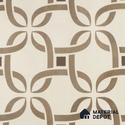 Moroccan Wall & Floor Tile TL 05286 Zellige Noir Brown Square Multi Colour 1 ft x 1 ft Porcelain Matte Finish - 9 mm | Suitable for Kitchen, Bathroom, Balcony | Please Expect a Slight Variation of Pattern