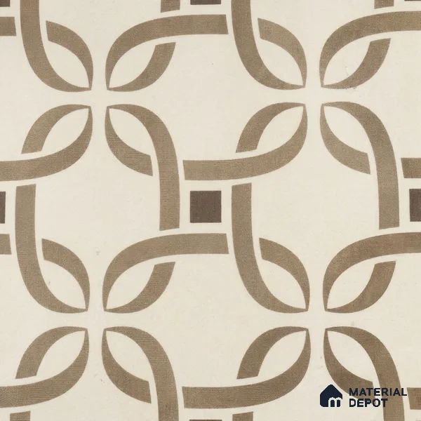 Moroccan Wall & Floor Tile TL 05286 Zellige Noir Brown Square Multi Colour 1 ft x 1 ft Porcelain Matte Finish - 9 mm | Suitable for Kitchen, Bathroom, Balcony | Please Expect a Slight Variation of Pattern