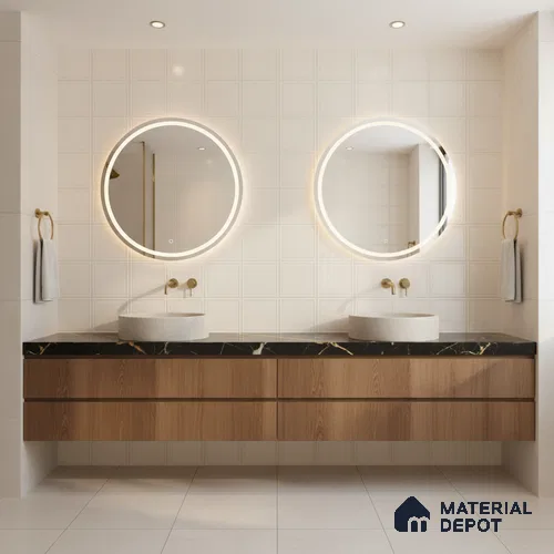 Faux Subway Wall Tile TL 05290 Splendore Mersalite Light 2 ft x 1 ft Ceramic Matte Finish - 9 mm | Suitable for Kitchen, Bathroom & Balcony Walls | Please Expect a Slight Variation of Pattern