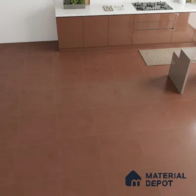 Plain Wall & Floor Tile TL 05350 G Neutra Cloud Terracotta 2 ft x 2 ft Vitrified Carving Matte Finish - 9 mm | Suitable for Bedroom, Balcony, Foyer, Dining