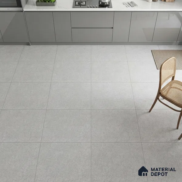 Plain Wall & Floor Tile TL 05353 B Neutra Morenova Bliss 2 ft x 2 ft Vitrified Matte Finish - 9 mm | Suitable for Bedroom, Balcony, Foyer, Dining (Sample)
